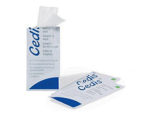 10 St. Cedis Reinigungstücher feucht, einzeln verpackt