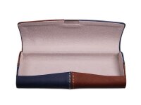 Brillenetui Pascal Braun-Blau