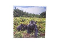 Mikrofasertuch "Gorillas" Größe 18,5*18,5 cm von La Kelnet