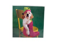 Mikrofasertuch "Hund in Nickolaussocke"...