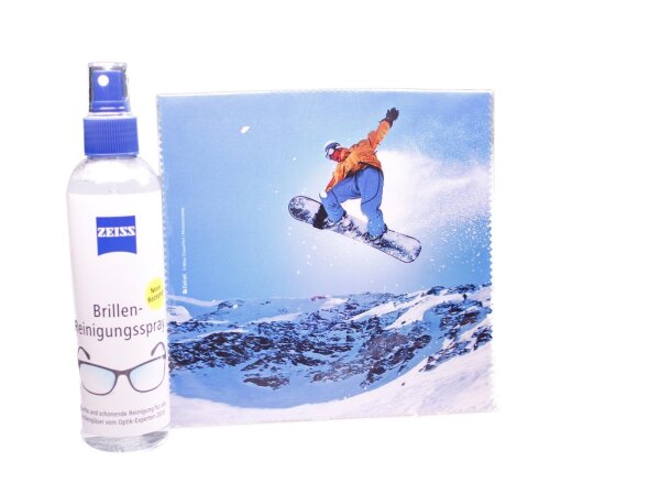 Mikrofasertuch "Snowboarder"  Größe 18,5*18,5 cm von La Kelnet