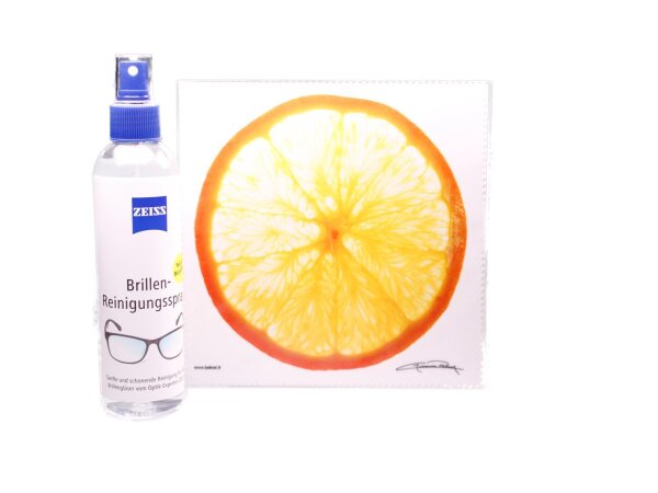 Mikrofasertuch "Orangenscheibe"  Größe 18,5*18,5 cm von La Kelnet