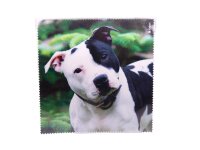 Mikrofasertuch "Pitbull Schwarz Weiß"...