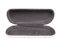 Hartschalen Etui von Optiker Dietrich in Krokodillederoptik Grau