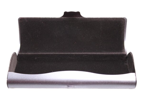 Alu Etui in Silberblau