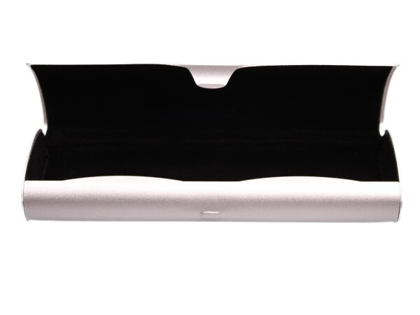 Alu Etui in Silber für Lesebrillen