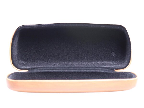 Hartschalen Etui von Optiker Dietrich "Michael in Holzoptik Braun"