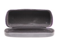 Hartschalenetui von Optiker Dietrich in Lila/Schwarz mit...