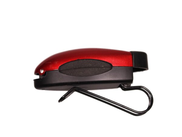 Visierclip/Brillenkäfer in Rot