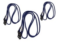 Blaue Brillenkordel - 3er Pack