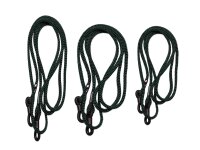 Dunkelgrüne Brillenkordel - 3er Pack