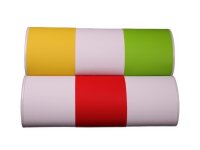 Brillenetui Logic Gross Weiß & Bunt