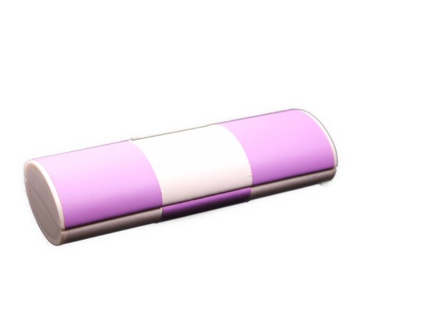 Brillenetui Logic Gross Bicolor Weiß/Pink/Lila