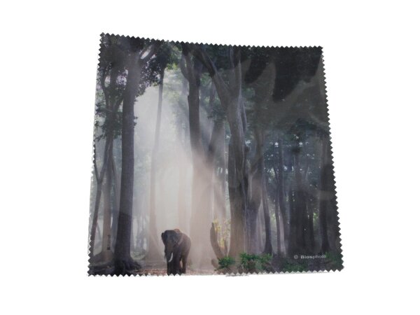 Mikrofasertuch "Elefant im Jungel"  Größe 18,5 cm