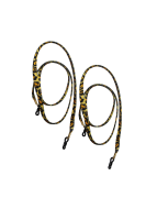 Modische Brillenbänder 2er Set in Leopardenoptik I