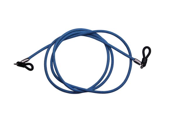 Brillenband echt Leder (Hellblau)