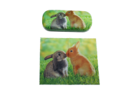 Hartschalenetui "Hasenkinder"