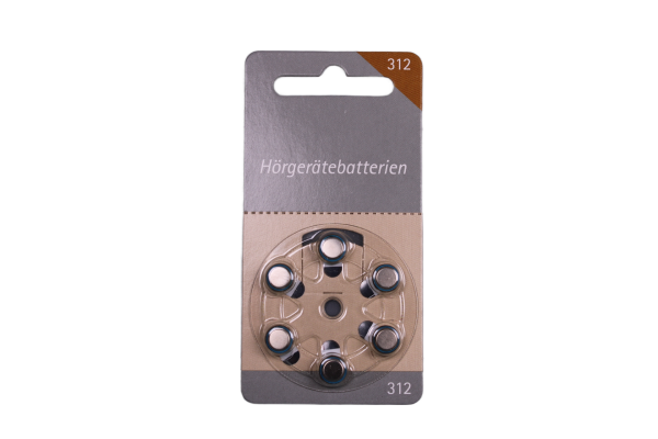Hörex Basic Batterien 312er - 60 Batterien