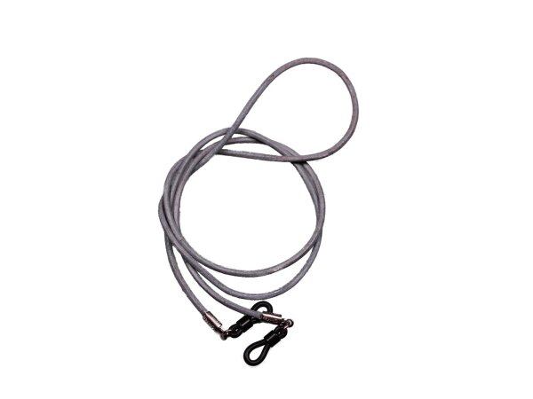 Brillenband echt Leder (Hellgrau)