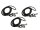 Brillenband Schwarz - 3er Pack